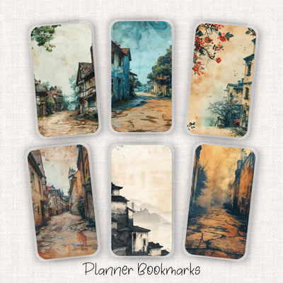 Abandoned Places Planner Bookmark, Happy Planner Dashboard, Laminated Planner Supply, Notebook Accessory, Gift for Her, Disc Bound Bookmark