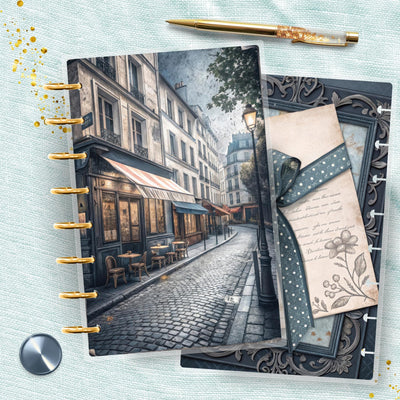 Victorian Memories TUL Junior Cover, 8 Disc Planner Bundle Set, Laminated Design, Planner Supplies, Ring Journal Accessory, Gift for Her