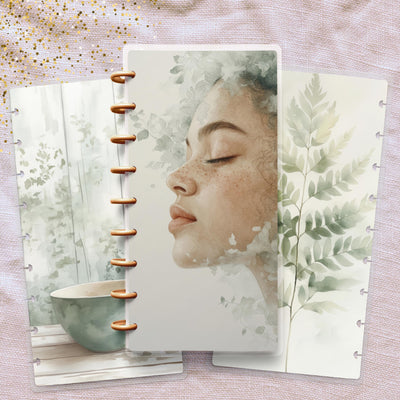 Urban Flair Skinny Classic Happy Planner Cover, Laminate Cover Set, Disc Bound Cover Journal Accessory, Planner Supply Cover, Gift for Her