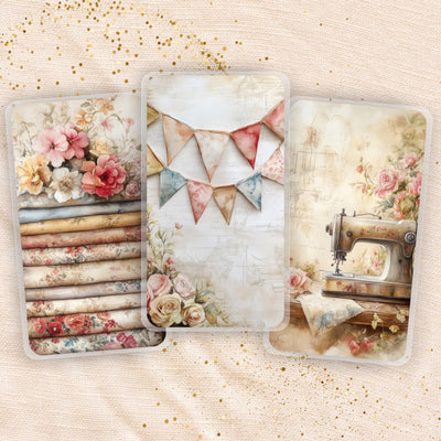 Sewing Planner Bookmark Set, Happy Planner Bookmark, Laminated Dashboard, Planner Supply Insert Accessory, Gift for Her, Back to School