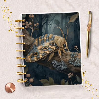 Cicada Midnight Classic Happy Planner Cover Set, Laminated Cover Design, Disc Bound Planner Supply, Journal Accessory, Back to School Gift