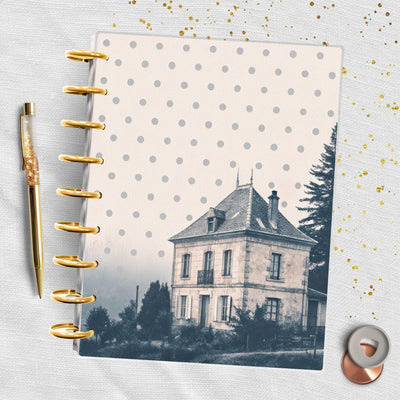 Polka Dot Notes Classic Happy Planner Dashboard, Laminated Divider Insert, Journal Accessory, Planner Supply Decor, Disc Bound Dashboard