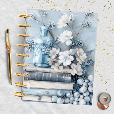 Gentle Blue Books Classic Happy Planner Dashboard, Laminated Divider Insert, Journal Accessory, Planner Supply Decor, Disc Bound Dashboard
