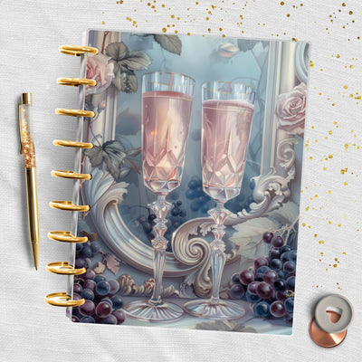 Iridescent Pinks Classic Happy Planner Dashboard, Laminated Divider Insert, Journal Accessory, Planner Supply Decor, Disc Bound Dashboard