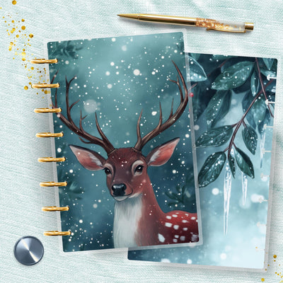 Twilight Winter Field 8 Disc Bound Cover, TUL Junior Planner Bundle Set, Laminated Design, Planner Supply, Journal Accessory, Ring Planners