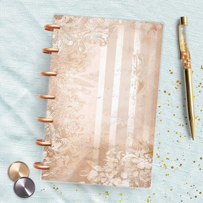 Boho Beige Note Mini Happy Planner Dashboard, Laminated Divider Insert, TUL Journal Accessory, A5 Planner Supply, Disc Bound Notebook Gifts