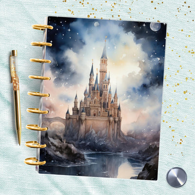 Fairytale Castle Classic Happy Planner Dashboard, Laminated Divider Insert, A5 Journal Accessory, TUL Supply Decor, Disc Bound Dashboard