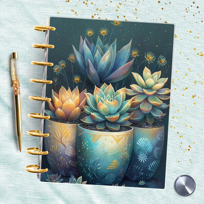 Enchanted Succulents Classic Happy Planner Dashboard, Laminated Divider Insert, A5 Journal Accessory, TUL Supply Decor, Disc Bound Dashboard
