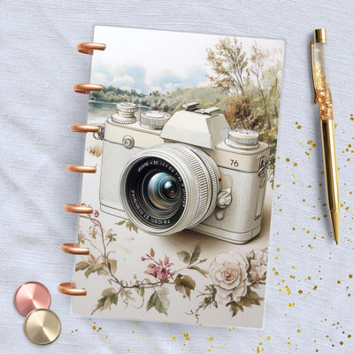 Photography Mini Happy Planner Dashboard, Laminated Divider Insert, TUL Journal Accessory, A5 Planner Supply, Disc Bound Notebook Gifts