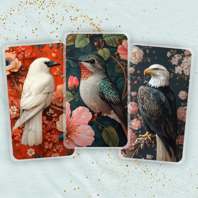 Exotic Birds Planner Bookmark, Happy Planner Dashboard, Laminated Planner Supply, Notebook Accessory, Gift for Her, Disc Bound Bookmarks