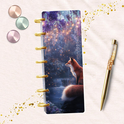 Firefly Fox Skinny Mini Happy Planner Dashboard, Laminated Divider Insert, Journal Accessory, Disc Bound Planner Supply Decor, Gift for Her