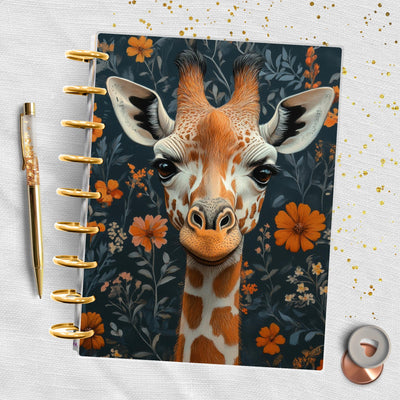 African Giraffe Classic Happy Planner Dashboard, Laminated Divider Insert, Journal Accessory, Planner Supply Decor, Disc Bound Dashboard