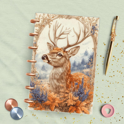 Pumpkin Spiced Mini Happy Planner Dashboard, Laminated Divider Insert, Journal Accessory, Planner Supply, Functional Disc Bound Notebook