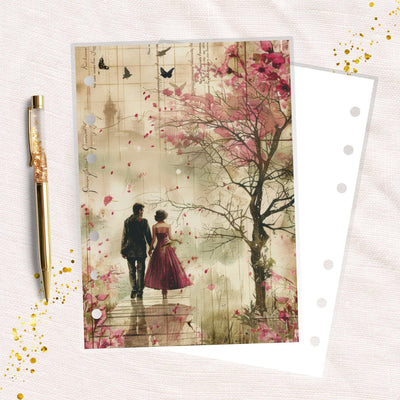 Love Letter A6 Ring Planner Dashboard, Laminated Cover Insert, Journal Accessory, Planner Supply Decor, Functional Ring Notebook Divider