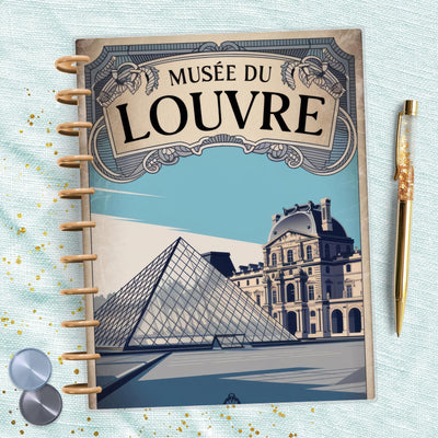 French Museum Vibes Big Happy Planner Dashboard, Laminated Divider Insert, Journal Accessory, Planner Supplies Decor, Disc Bound Dashboard