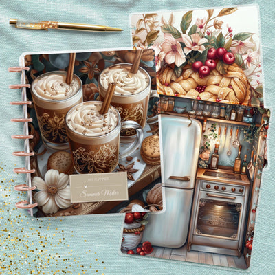 Personalized Classic Happy Planner Cover, Vintage Journal Accessory, Disc Bound TUL Junior, EC Spiral Notebook Insert, Gift for Her, Country