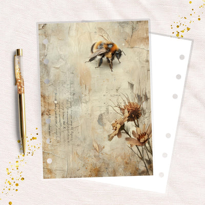 Quiet Farm Life A6 Planner Dashboard, Laminated Cover Insert, Journal Accessory, Happy Planner Supply, Ring Notebook Divider, Skinny Classic